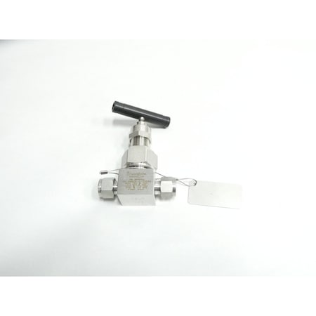 Swagelok MANUAL TUBE STAINLESS 6000PSI 3/8IN NEEDLE VALVE SS-6NBS6-G-55540